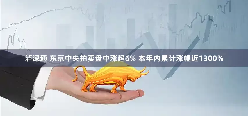 泸深通 东京中央拍卖盘中涨超6% 本年内累计涨幅近1300%